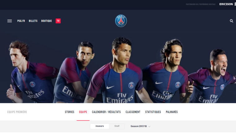 Verratti no está en la web del PSG