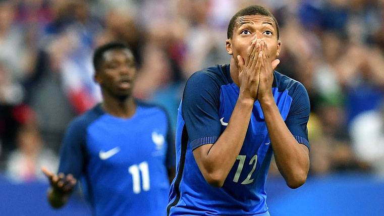 Kylian Mbappé, regretting by an occasion failed with France