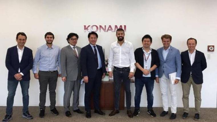 Gerard Hammered, in the headquarters of Konami in Tokyo