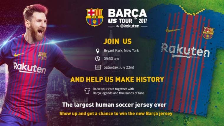 Mosaic to receive to the Barça
