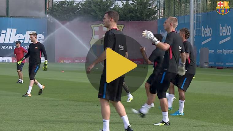 Entrenamiento FC Barcelona