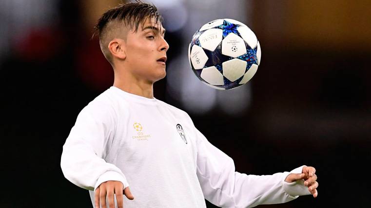 Paulo Dybala, during a warming with the Juventus of Turín