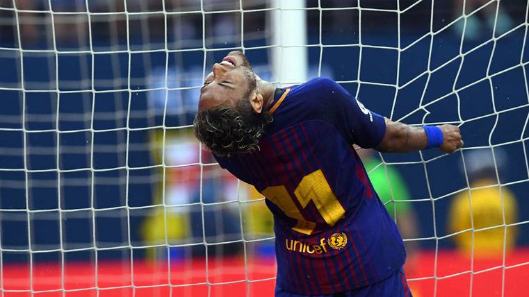 Neymar Jr, celebrando el golazo contra la Juventus de Turín