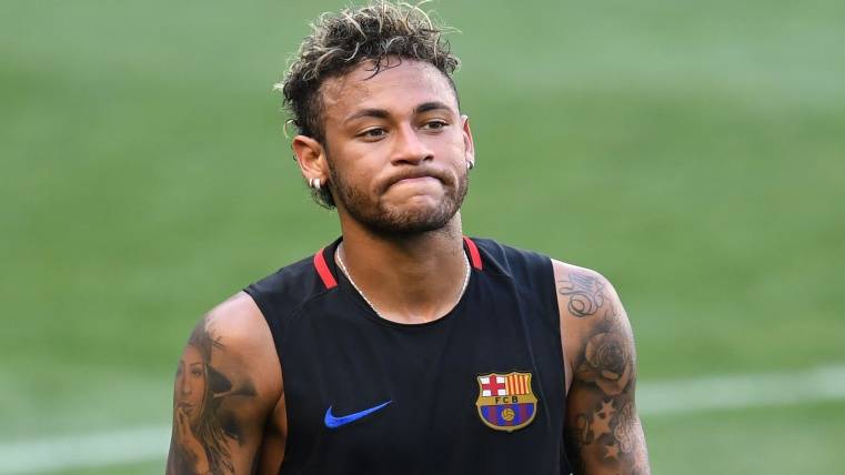 Neymar In a training