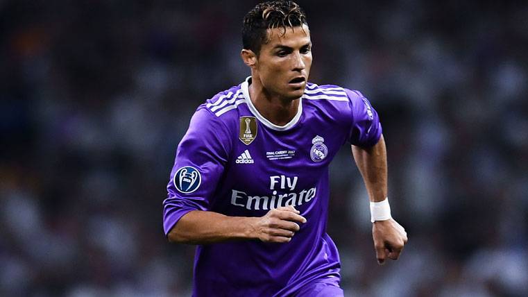 Cristiano Ronaldo, durante un partido con el Real Madrid