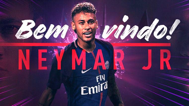 The PSG does official the contracting of Neymar