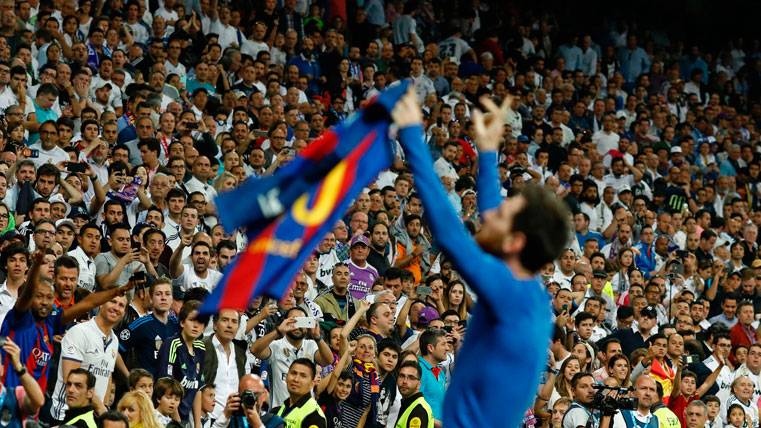 Leo Messi, enervando al madridismo tras conquistar el Bernabéu