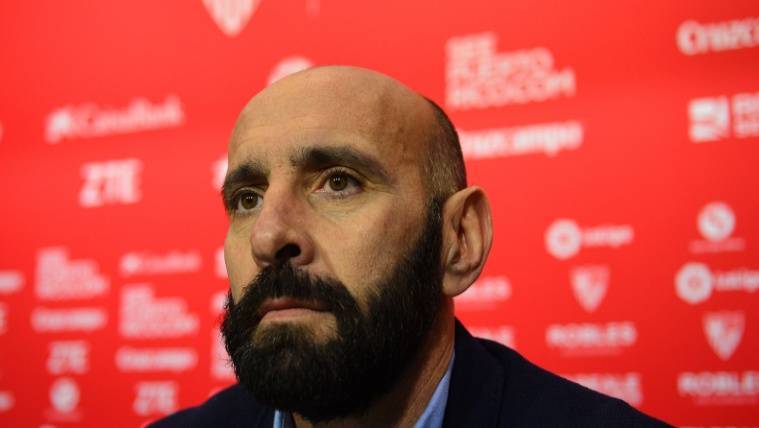 Monchi In a press conference in Seville