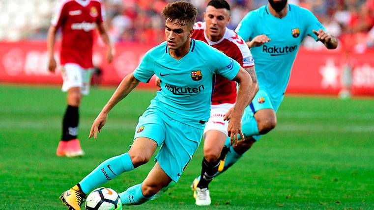 Denis Suárez en un amistoso de pretemporada del Barça