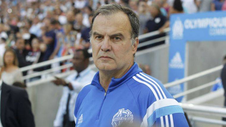 Bielsa During a party with the Marseilles