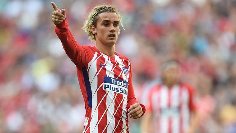 Antoine Griezmann in a friendly of pre-season with the Athletic