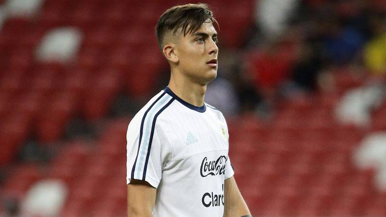 Paulo Dybala, before playing a party with the selection of Argentina