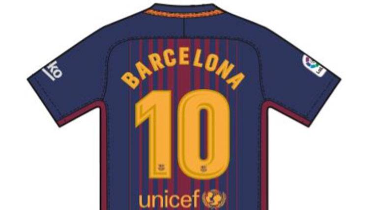 The T-shirt that lucirá the FC Barcelona against the Real Betis
