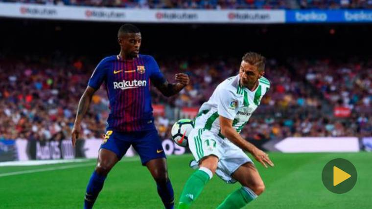 Semedo During the party in front of the Betis