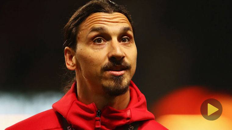 Zlatan Ibrahimovic, before a party with the Manchester United