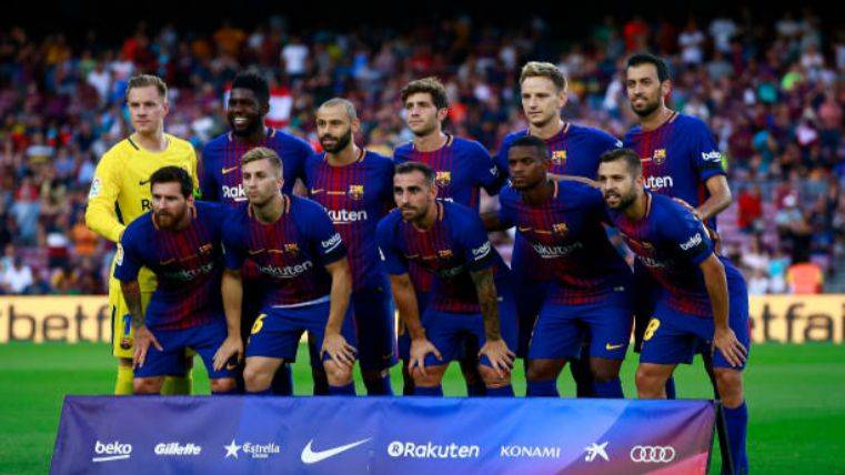 The 11 of the Barça in front of the Betis