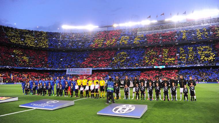 The FC Barcelona, just before measuring  to the Juventus the past campaign