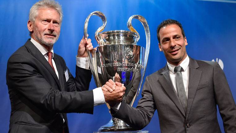 Ludovic Giuly, in an image of archive during a gala of the UEFA