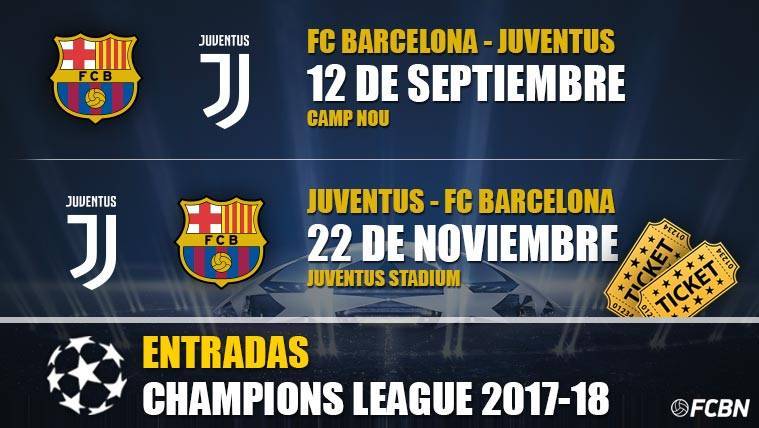 Entradas FC Barcelona vs Juventus