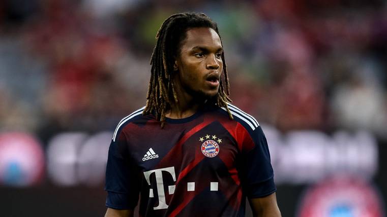 Renato Sanches, before a party with the Bayern Munich