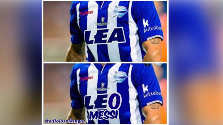 Leo Messi, amo y señor del juego del Barça ante el Alavés