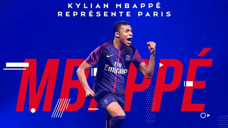 Kylian Mbappé, new player of Paris Saint Germain