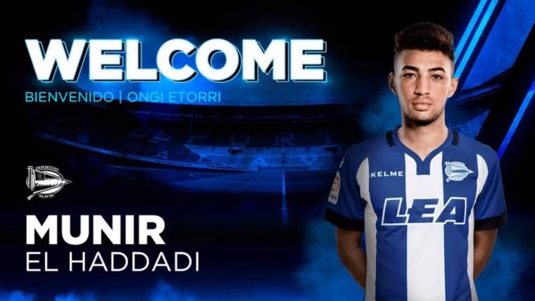 The announcement of the Alavés for the arrival of Munir