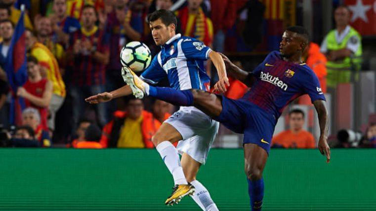 Semedo During a party in front of the Espanyol