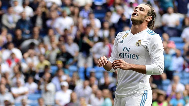 Gareth Bale, durante un partido jugado con el Real Madrid