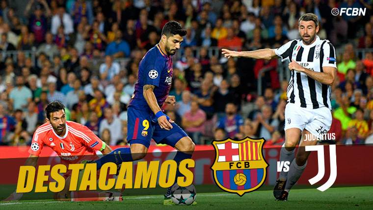 Luis Suárez, during the party against the Juventus in the Camp Nou