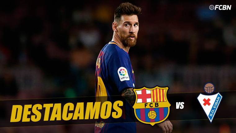 Leo Messi en una acción del FC Barcelona-Eibar