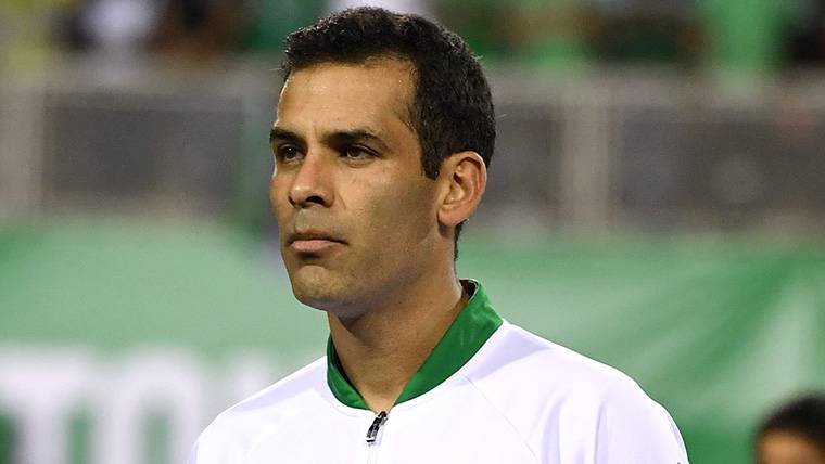 Rafa Márquez, during a party with the selection of Mexico
