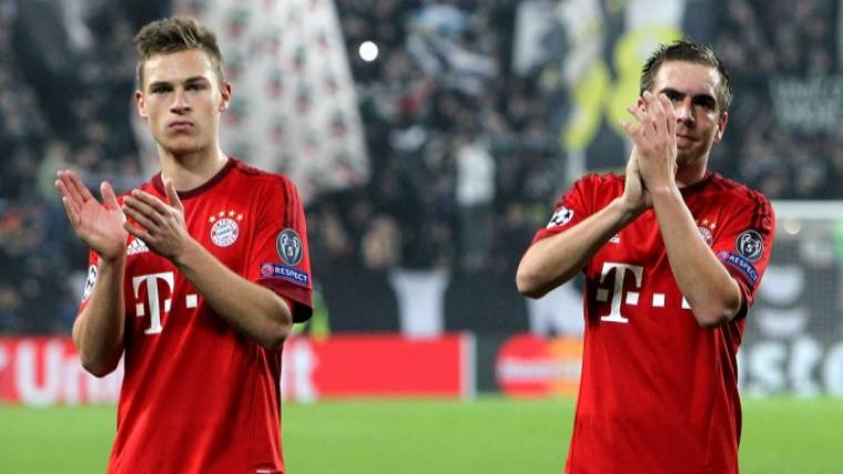 Kimmich Likes to the Barcelona. In the photo, with Lahm