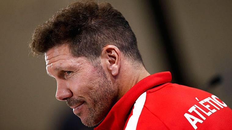 Diego Pablo Simeone, during a press conference with the Athletic