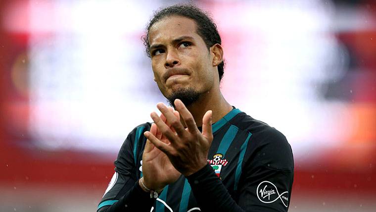They go Dijk, after a party contested with the Southampton