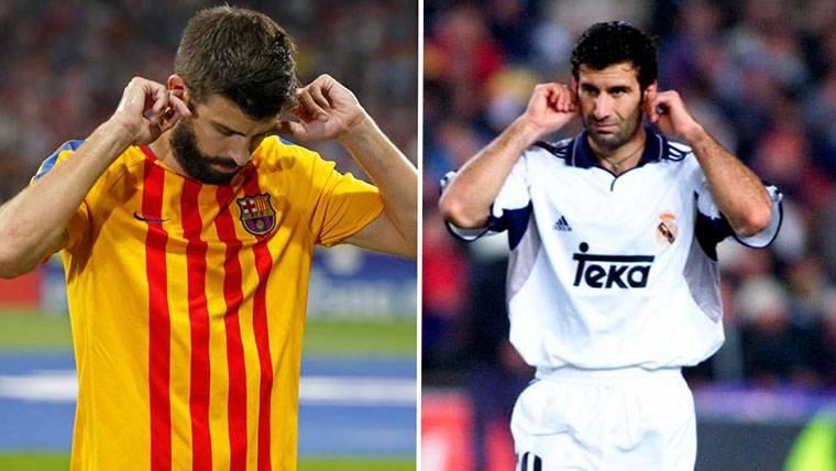 Gerard Hammered and Luis Figo, such for cual in 2017 and 2002
