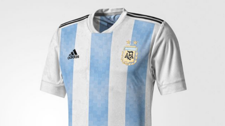 Posible camiseta de argentina en el Mundial 2018