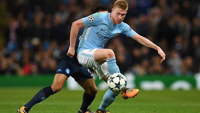 Kevin Of Bruyne, during the Manchester City-Naples