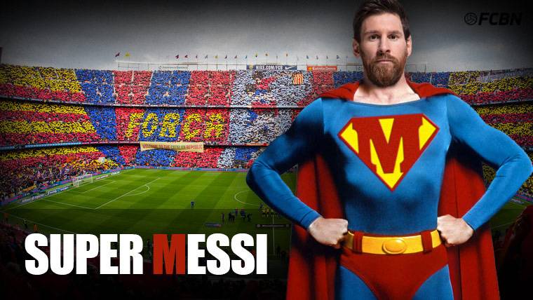 Leo Messi plays it absolutely everything with the FC Barcelona