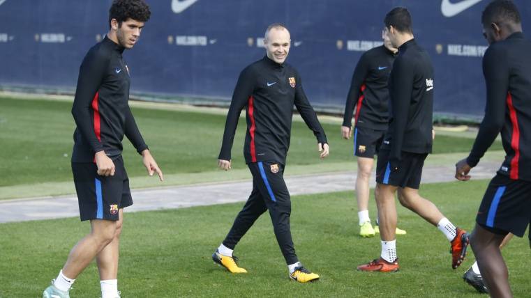 Training of the Barcelona 21 October
