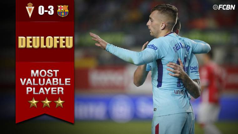 Gerard Deulofeu, the best player of the FC Barcelona against the Real Murcia