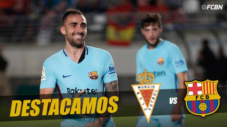 Paco Alcácer, during the party against the Real Murcia