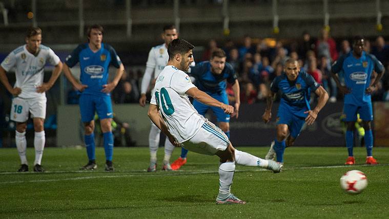 Marco Asensio opened, of penalti, the triumph of the Madrid in Fuenlabrada