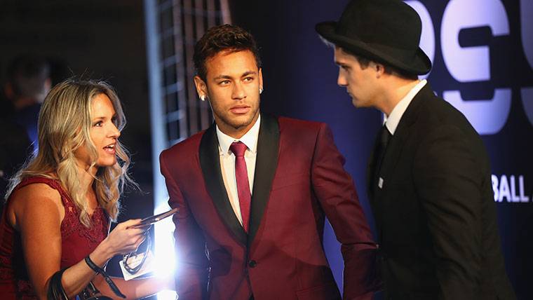 Neymar Jr, durante la gala del FIFA The Best 2017