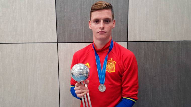 Sergio Gómez, second better player of the World-wide Sub17