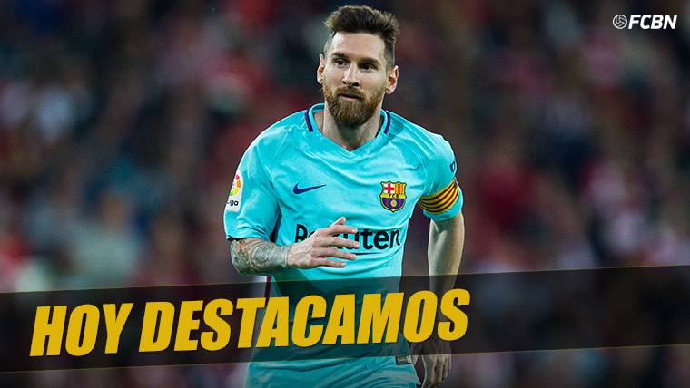 Leo Messi, durante el partido contra el Athletic de Bilbao