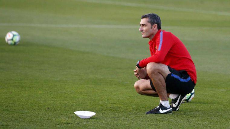 Valverde During a training