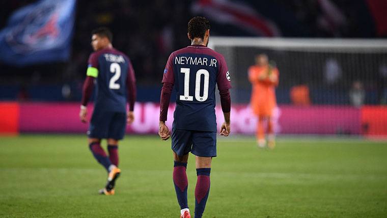 Neymar Jr, durante un partido con el Paris Saint-Germain