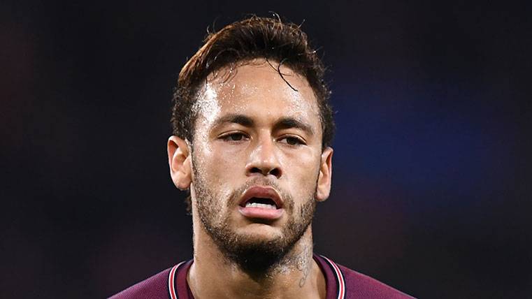 Neymar, durante un partido de Ligue 1
