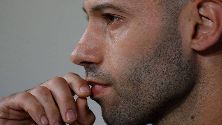 Mascherano, in an image of archive